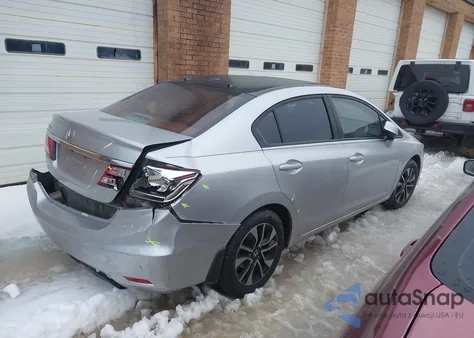 2013 Honda Civic Ex-L from USA, damaged, VIN 2HGFB2F98DH555206